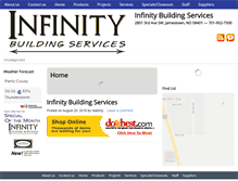 Tablet Screenshot of infinitybuilding.net